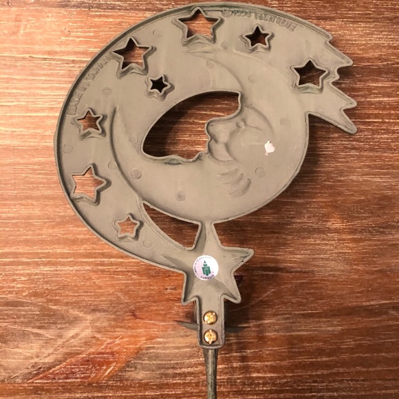 VTG 1994 PARTYLITE RUSTIC MOON CANDLEHOLDER - Picture 5 of 6